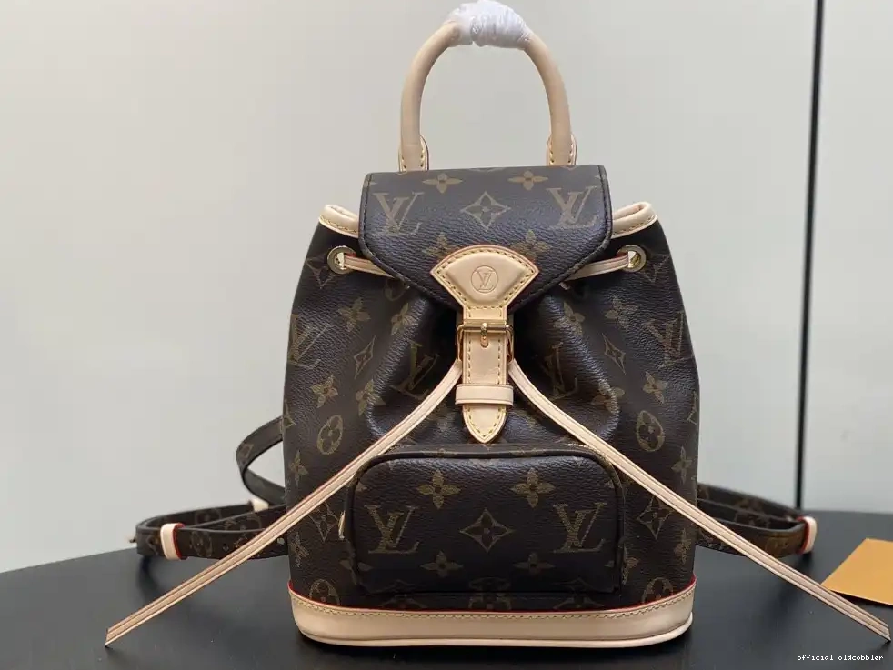 Official oldcobbler LOUIS MONTSOURIS-24*25*12CM VUITTON 0521